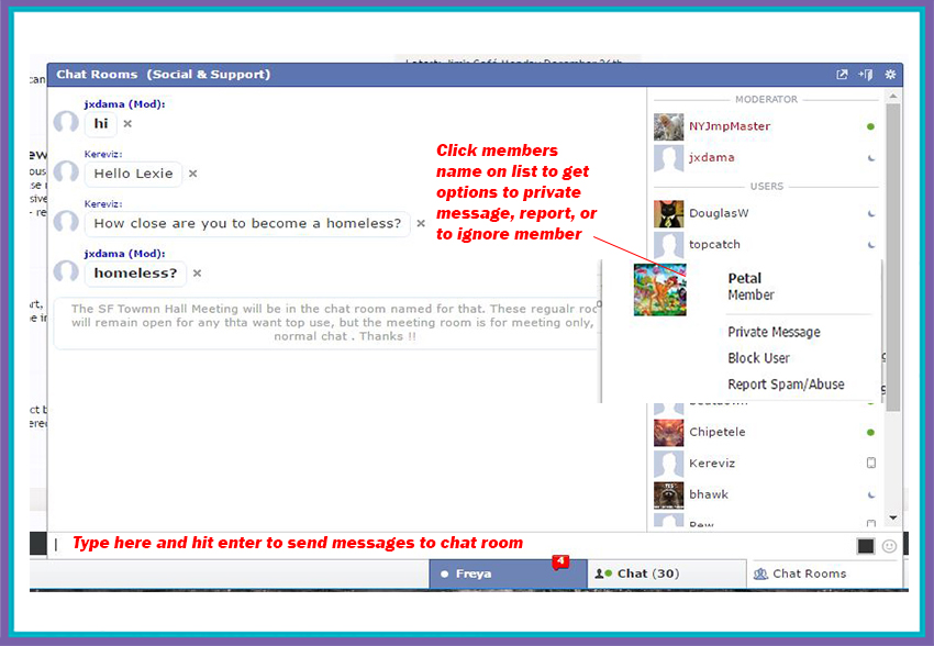 Private Chat and Reporting